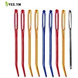 YES.YM Yarn Needle Knitting Needles Weaving Needle Sewing Needles Darning Needle Tapestry Needle Bent Embroidery Needles with Clear Plastic Box?9Pack?