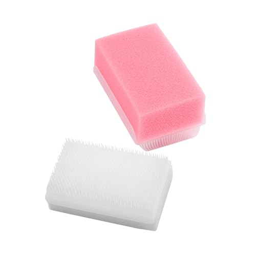 Healvian Brosse Sensorielle 2 Pièces pour Garçon et Filles Autistes et Nourrissons, en Plastique et Éponge, Favorise la Relaxation Stimulation, Usage à Domicile Extérieur