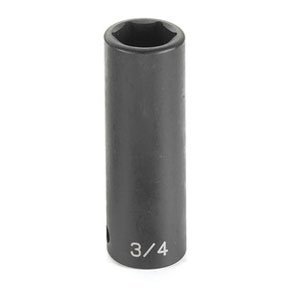 Pneumatique gris 2064D 1,3 cm entraînement 5,1 cm embout fileté de profondeur pour clé à choc