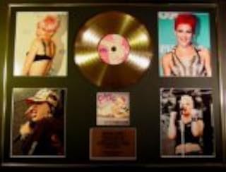 Disco de Oro para CD, Color Rosa y Dorado Edition/COA/MISSUNDAZTOOD