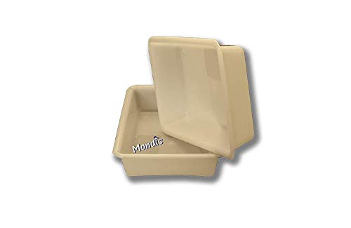 CUBETA Rectangular 3 litros Blanca; 12 cubetas 34 x 22 7 cm