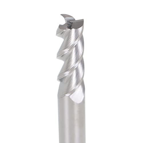 Image of findmall 5Pcs 3 /16 Inch Helix Carbide End Mill 3 Flute 9 /16 Inch Length of Cut Fit for Aluminum Cut Non-Ferrous Metal Upcut CNC Spiral Router Bit