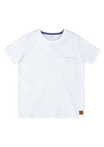 Camiseta infantil meninos PUC com bolso 100% algodao Cor:branco;Tamanho:10 anos