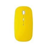  ANTEVIA - Souris sans Fils et Optique Jaune Plus DE 10 MODELES USB Ergonomique (Lyster Jaune)