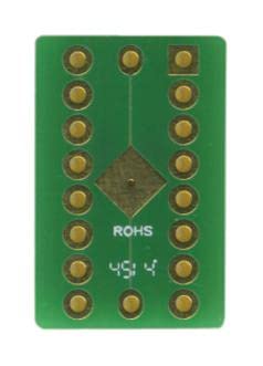 IC Adaptor, FIBREGLASS, QFN-16, PCB IC Adapters, Qty.1 | RE935-06R
