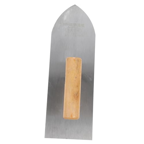 LIFKOME Paleta de Acabado de Hormigón de Acero Inoxidable con Mango de Llana para Enlucido y Reparación de Paredes Herramienta Manual para Trabajos Esquinas y Juntas