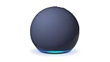 Echo Dot 5ª Geração Smart Speaker, Alexa, Bluetooth, Compatível com Amazon Music, Spotify, Apple Music e Deezer, Azul