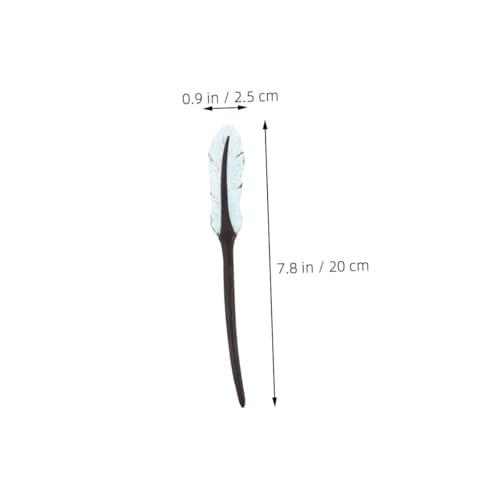 Bâtonnet à cheveux chinois en bois léger pour chignon stable - 2