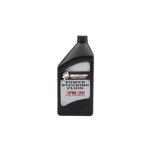 Mercury/Quicksilver 92-858077K01 Synthetic 0W30 Power Trim & Steering Fluid 32 OZ. Qty: 1