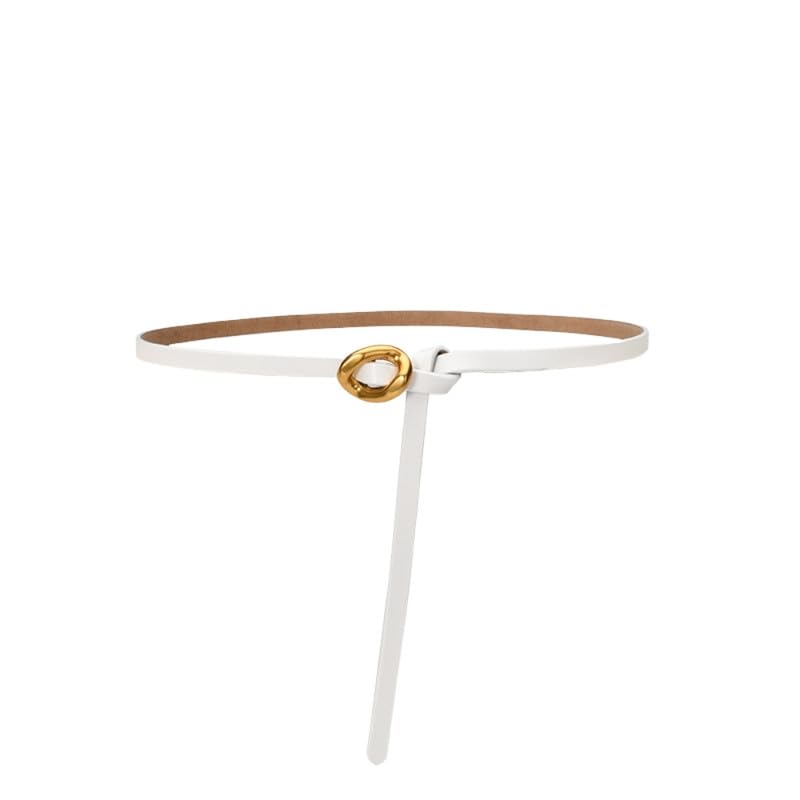 ftk Genuine Leather Thin Belt for Women – Retro Waist Chain Decoration for Dresses, Small Waist Belt for Added Detail-picture-8