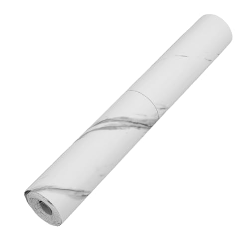Revêtement de sol autocollant en PVC pas cher effet marbre brillant 3m x 0.4m