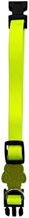 Coleira Neon Para Cachorros,M,Coleira Ajustável,Passeio e Viagem,...
