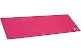 Logitech G840 XL Cloth Gaming Mouse Pad - 900 x 400 mm, 3 mm Thin Mat, Stable Rubber Base, Performance-Tuned Surface - Magenta