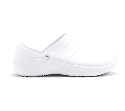 El mejor review de Ventiladores en mexico - cinco favoritos. 33 Anywear Journey - Zapatos de Enfermera Moldeados inyectados de EVA sin Cordones para Hombre y Mujer, Zapatos de Chef, Blanco, 23 cm