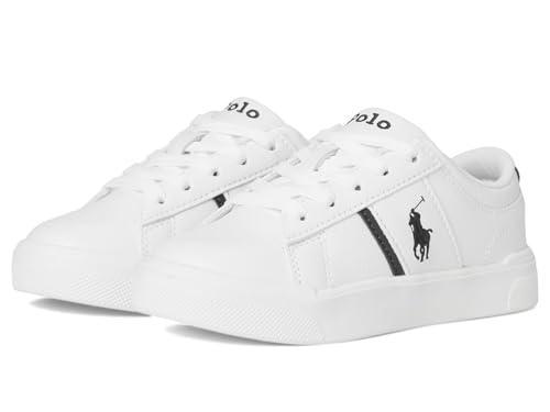 Polo Ralph Lauren Kids Womens Frazier (Little Kid) White/Navy 12 Little Kid M