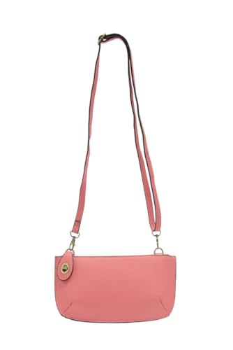 Image of Joy Susan Women's Fashion Purse Mini Crossbody Wristlet Clutch Hand Bag - Jellyfish Pink