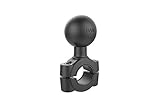 El montaje de base Torque de RAM (abrazadera de tubo) - RAM-B-408-75-1U - con bola C (1,5 pulgadas) es ideal para colocar en barras redondas. Además de la abrazadera de tubo Torque, el envío incluye un anillo interior de plástico para proteger el tubo de fijación y el asiento fijo. Material: aluminio pulverizado. Apto para tubos de diámetro: 19,1 – 25,4 mm, o 28,6 – 38,1 mm. Elige la variante que se adapte a tu vehículo. Diámetro de la bola.