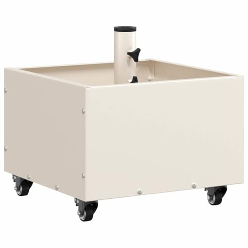 vidaXL Base para sombrilla de exterior, soporte para sombrilla de jardín, sombra para terraza, solución de verano, decoración moderna, maceta