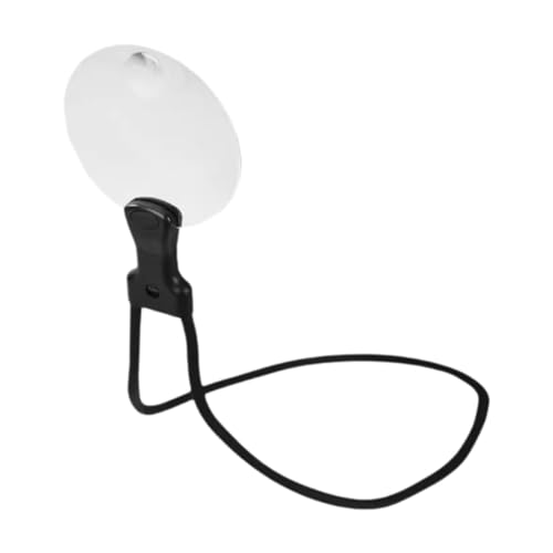 T Tooyful 首にかける拡大鏡 ハンドヘルド拡大鏡 3倍 10倍 アクセサリー 大型ミラー面 ニードルポイント拡大鏡 読書用