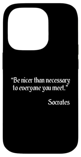 Socrates Vc - Be Nicer Than Needary - f炵p X}zP[X iPhone 14 Pro p