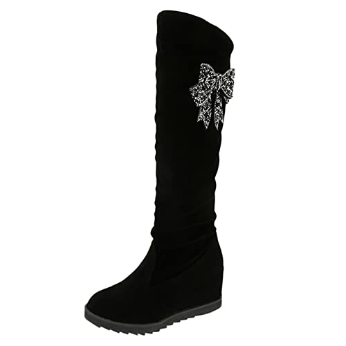 Chaussures de course naturelles et bottes hautes pour femmes contre le froid