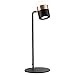 Produktbild HOMCOM Tischlampe Nachttischlampe Tischleuchte LED 90° verstellbar Industrial Stil Metall Schwarz+Gold 27 x 24 x 51 cm