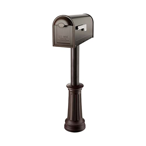 Architectural Mailboxes 8830Rz-10 Winston Post Mount Mailbox, Rubbed Bronze #TOP6