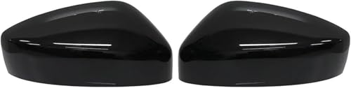 ノーブランド品 と互換性のあるマツダ CX5用 CX-5用 KF 2017-2021用 サイドウィングミラーカバー(ブラック)