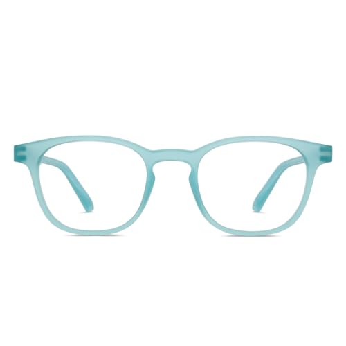HUSTLR Zero Power Bluecut & Antiglare Computer Eyeglasses | Full Rim Square | As Seen On Shark Tank | Peyush Bansal Glasses | For Men & Women | Medium | LB E14058-W