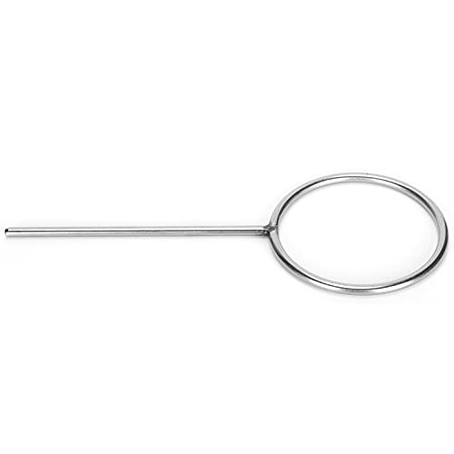 HUSHUI - HUSHUI Labor-Stützring, Rostfreier Stahl, Beständig für Bechergläser, mit Leichtem, Langlebigem Design für Biologische Prüfstände (100mm)