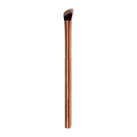 Makeup Brushes Face Powder Foundation Blending Blush Concealer Eye Shadow Professional Cosmetics Brushes, Eyebrow Eyelash Eye Liner Blending Makeup Brush with Long Handle (Angled Nose Brush) Cover