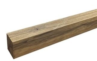 Black Limba Hardwood Turning Blank, 2x2x18 Inches, for Pool Cue Building Craft Woodworker Gift Idea Projects Knife Scales Game Calls Door Knobs Building