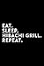 Produktbild Architecture Project Book - Hibachi Nice Eat Sleep Hibachi Grill Repeat: Daily Writing Notebook Log for Architects - Architecture Project Book To Keep a Track Of all Your Projects,Personalized
