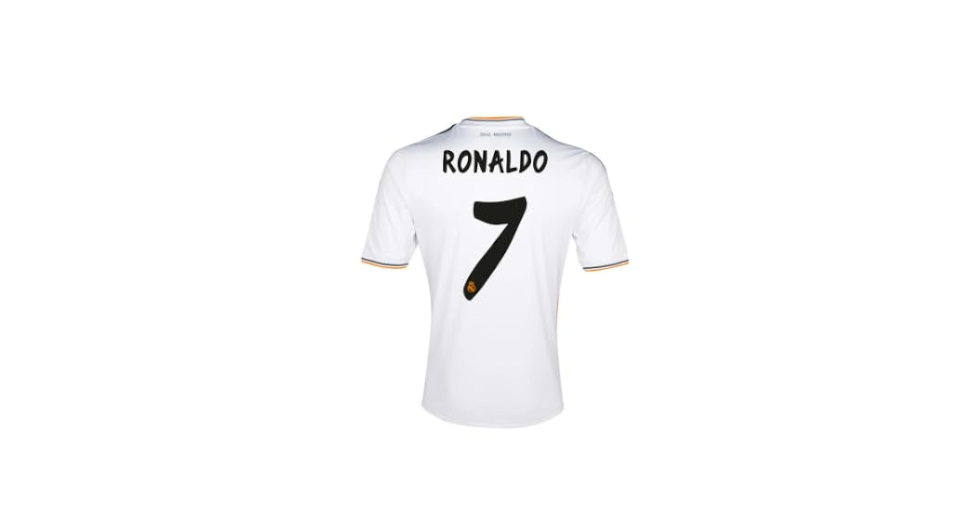 Amazon.com: Retro Madrid Final UCL #7 White Jersey 2013/2014 Men