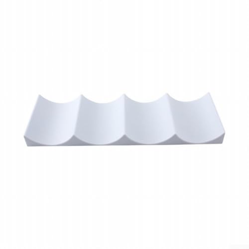 Jonikuper Casier à vin en polypropylène pour rangement horizontal de bouteilles - Support de boissons empilable pour cuisine, bar ou cave - Peut contenir 10...