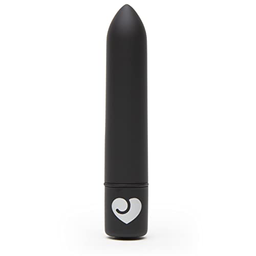 Lovehoney Magic Bullet Vibrator - 4 Inch Vibrator Bullet with Tapered Tip - 10 Function Multispeed Mini Adult Toys - Gifts for Women – Adult Lipstick Massager Waterproof – Sex Toys for Couples - Black