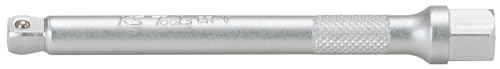 KS Tools 911.1507-E Wobble Extension 1/4" 100 mm on Support, Clear