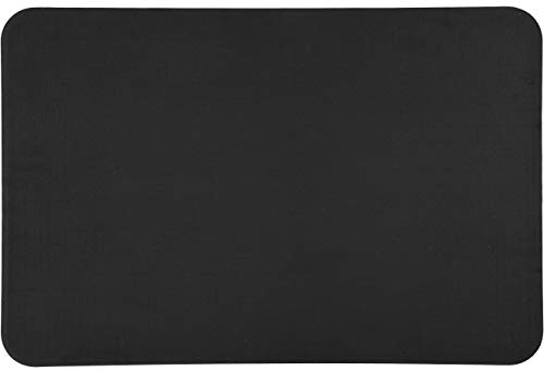 J&V TEXTILES Oversized Chef Series 24"x36" Antifatigue Kitchen Mats (Black)
