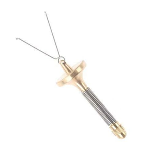 Tidevib Brass Fishing Dubbing Spinner Jig Fly Tying Tool for Creating Lures and Flies, Copper Construction for Anglers