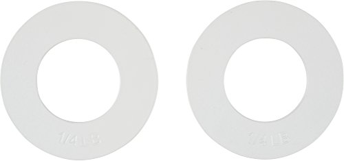Fractional Weight Plates - 2 Each of 1/4, 1/2, 3/4, 1 lb. Total Set of 8 by Trademark Innovations (Grey, Blue, Green, & Red) by Trademark Innovations - Image 2