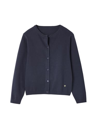 Vertbaudet Mädchen Strickjacke Basics anthrazit 122