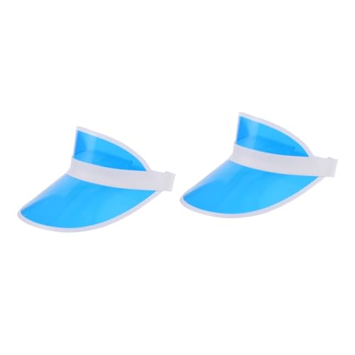SHERCHPRY 2pcs Summer Use Hat Men's Wide Brim Sun Hat Sun Visor for Women Beach Sunshade for Outdoor Activities