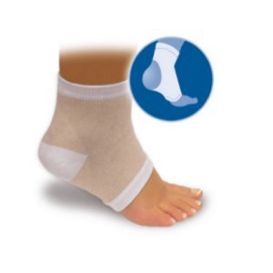 AT Surgical 4-Pack Softening Gel Sleeve Vented Moisturizing Gel Sleeves & Socks for Cracked Heels