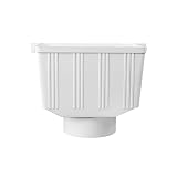 Kuntesetty Regenwassersammler Regenwasser Sammelanlage Fallrohranschluss Außenverbinder PVC Werkstoff mit Wasserschlauch für Hauspflanzen Rasen, Stil c