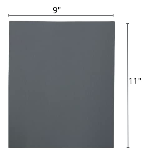 Image of Color Zebra WET DRY Water Proof SAND PAPER 600 /800 / 1000 /1200 Grit. 08 Sheets of Latex Silicon Carbide sanding paper (2pcs each Grit) Paper Size - 23 cm X 28cm