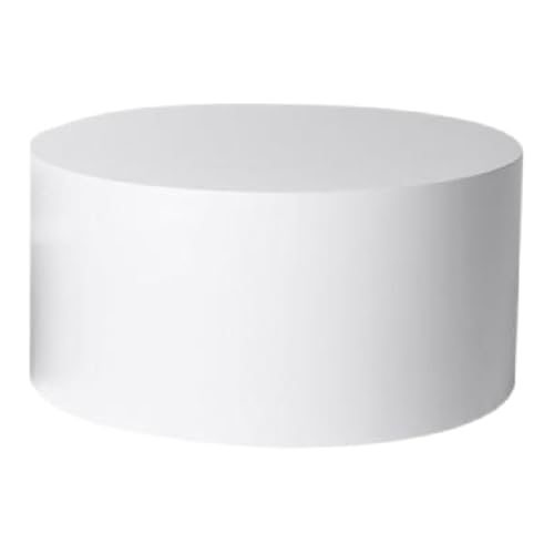 Qianly Round Mannequin Display Stand Bridal Shop Riser Stand Versatile Shelf Display Base for Model Dressing Room Showcase , White