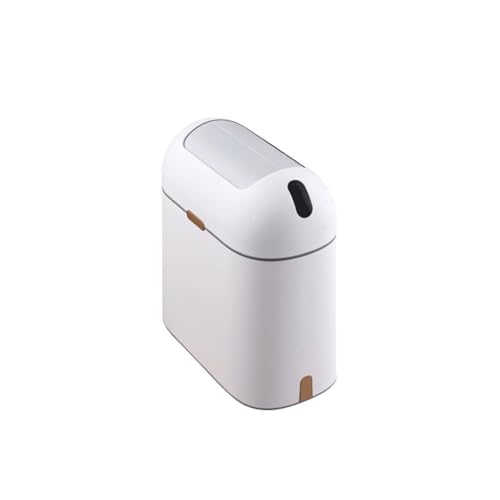 Smart Bathroom Trash Can Automatic Bagging Can Touchless Narrow Smart Sensor Garbage Bin Smart Home(E) image 3