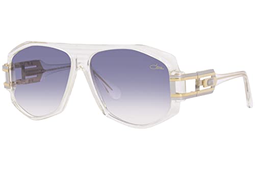 Cazal Legends 163 065SG Sunglasses Men's Crystal/Gold/Grey Gradient Pilot 59mm, Lens-59 Bridge-12 Temple-135