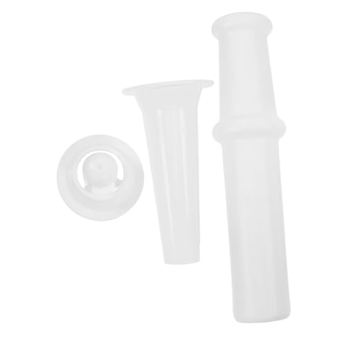 OKUMEYR 1Set Meat Grinder Accessory Sausage Stuffer Tool Kit with Food Tamper Compatible with Meat Grinders Plastic Replacement Parts for Efficient Sausage Making