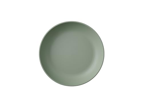 Mepal - Assiette creuse Silueta - Lavable au lave-vaisselle et résistant au micro-ondes - Assiettes en plastique - Assiettes plates - Vaisselle - 21 cm -...